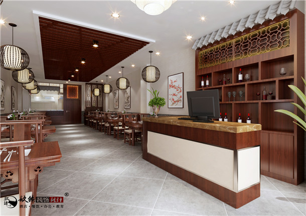 平罗聚丰源中餐厅装修设计|冲淡清远的艺术风格和境界