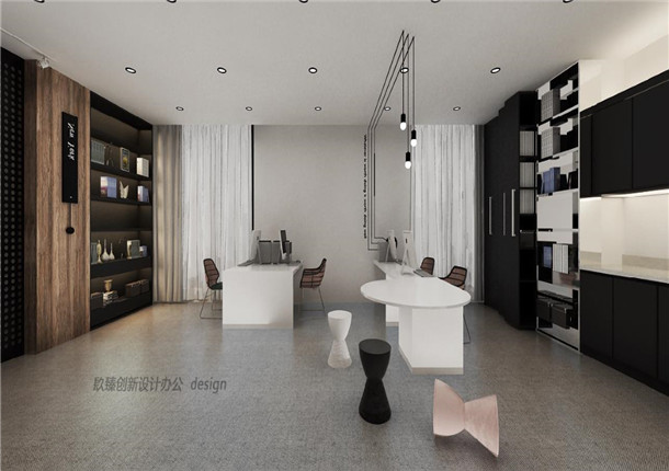 平罗镹臻创新办公室装修|简约时尚与线条的完美刻画。