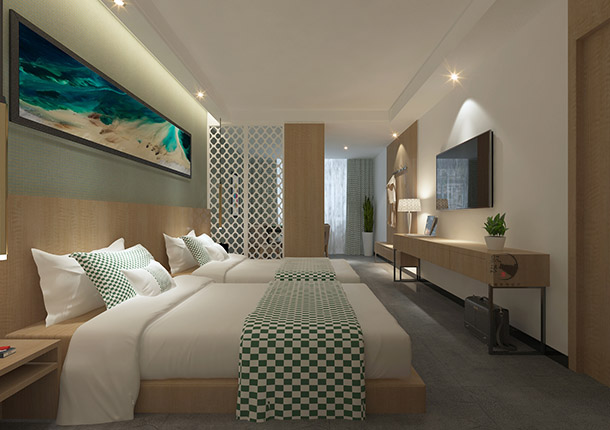 平罗希顿酒店设计|让客房具有延伸性同时带来的空间的流动性