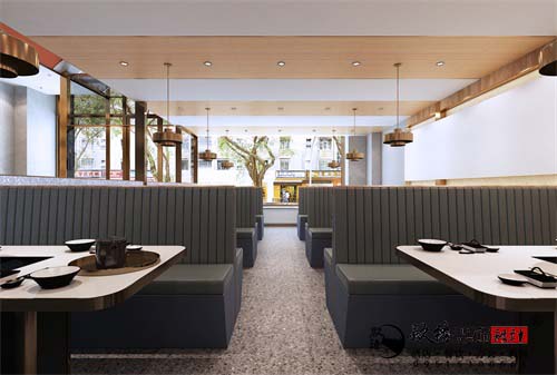 平罗炙轩烤肉店设计方案鉴赏| 在洁净清爽的空间享受人间烟火味