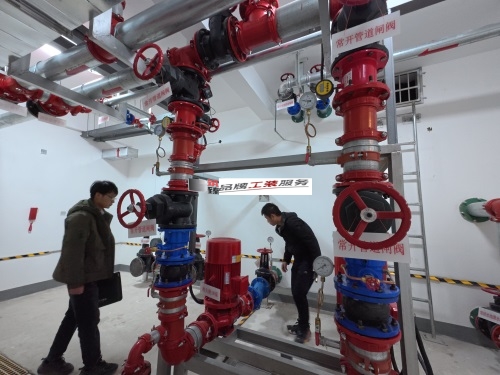 平罗消防设计公司|平罗悦桔酒店消防设计勘察现场